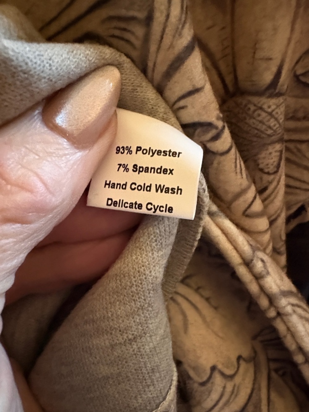 Elegant Cream Patterned Women's lightweight Coat NWOT - Picture 7 of 9